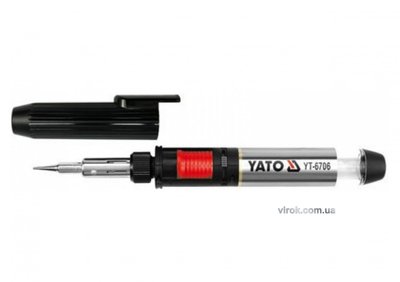 Паяльник газовий YATO *Mini* 30-125 Вт з ємністю для заправлення 38 мл фото