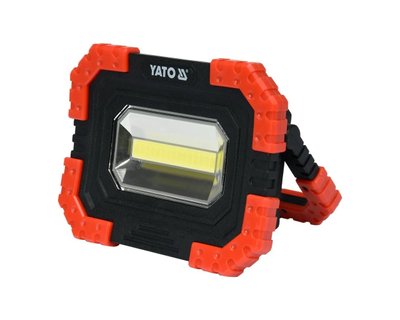 Прожектор світлодіодний на батарейках YATO YT-81821, 10Вт, 680 лм, 3 режими фото