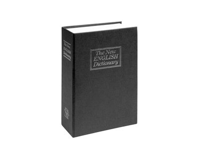 Книга сейф з замком 180х115х55 VOREL 78632, сталь в картонній обкладинці, 2 ключі фото
