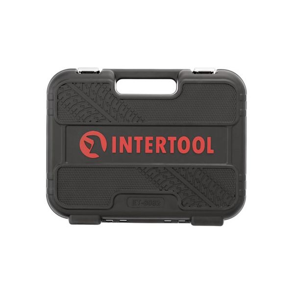 Набір інструментів INTERTOOL ET-8082, 1/2"-1/4", М4-32 мм, 82 од фото