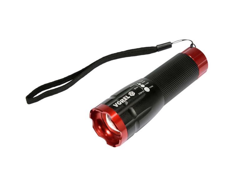 Велосипедный LED фонарь VOREL 88411 на батарейках, 3 Вт, 150 Лм, с креплением фото