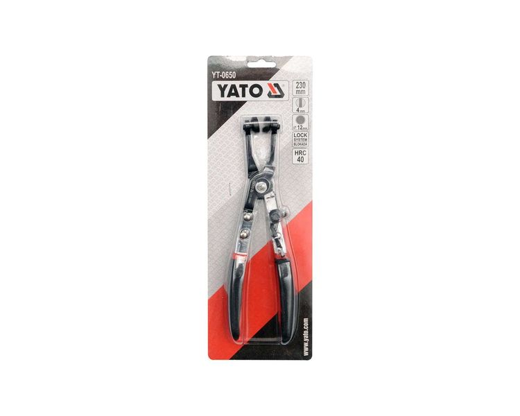 Щипцы прямые для снятия хомутов YATO YT-0650, 4 мм / 12 мм, 230 мм фото