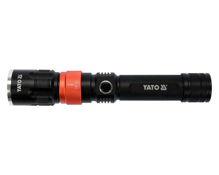 LED фонарь аккумуляторный многофункциональный YATO YT-08521 в футляре, 380 Лм, IP54 фото
