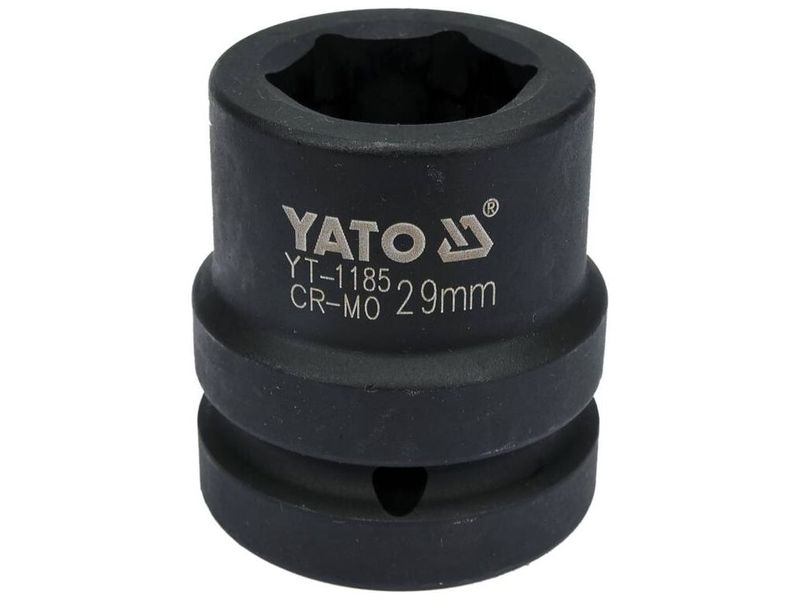 Головка ударная шестигранная М29 мм YATO YT-1185, квадрат 1", 60 мм фото
