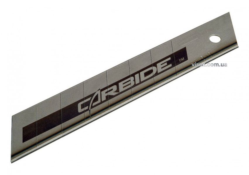 Лезвие с карбид-вольфрамовым напылением STANLEY "Carbide" 18 мм 5 шт фото