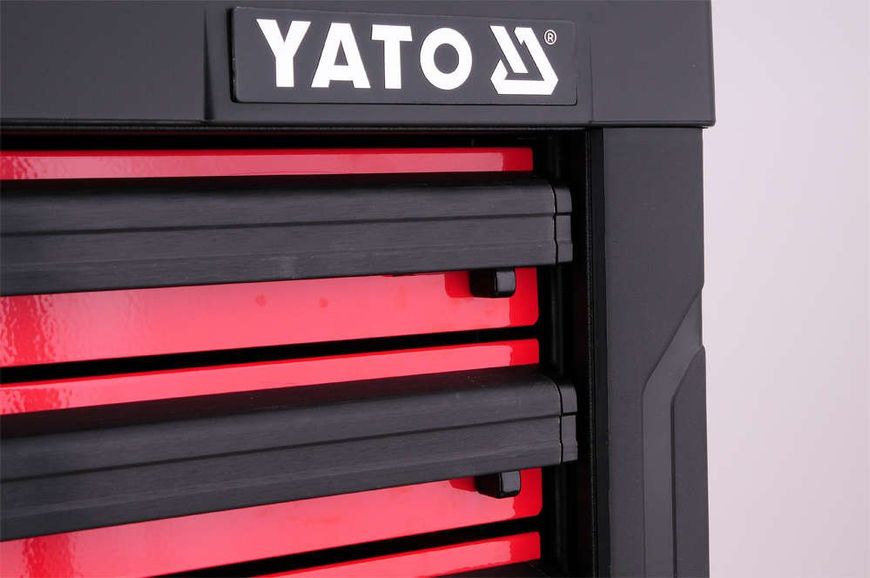 Шафа сервісна з інструментами YATO YT-5530, 6 шухляд, 177 од. фото