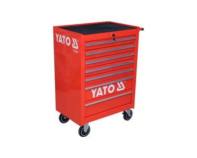Шкаф для инструментов на колесах YATO YT-0914, 7 ящиков, 995х680х458 мм фото