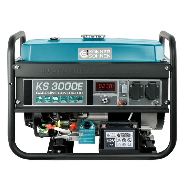 Könner & Söhnen KS 3000E бензиновый генератор 3 кВт, 208 см3, AVR, электростартер фото