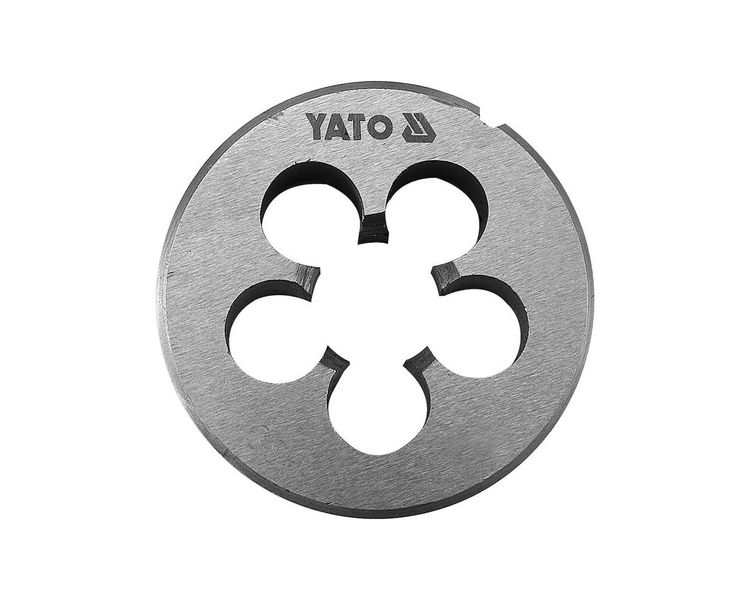 Плашка М7 х 1.0 мм YATO YT-2964, Ø 25 мм, толщина 9 мм, сталь HSS М2, 35 г фото