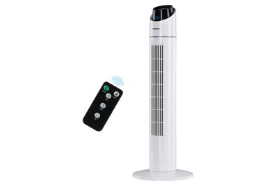 Вентилятор колонний 90 см Ardesto FNT-R36X1W, 50 Вт, 3 швидкості, 3 режими, обертання, таймер фото