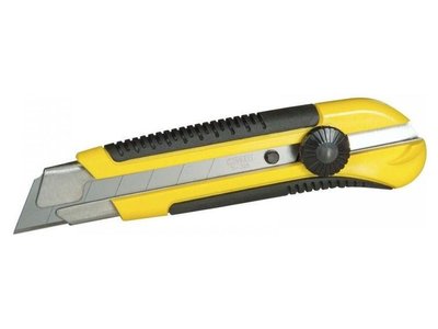 Нож строительный STANLEY DynaGrip (0-10-425), отламываемое лезвие 18 мм, 180 мм фото