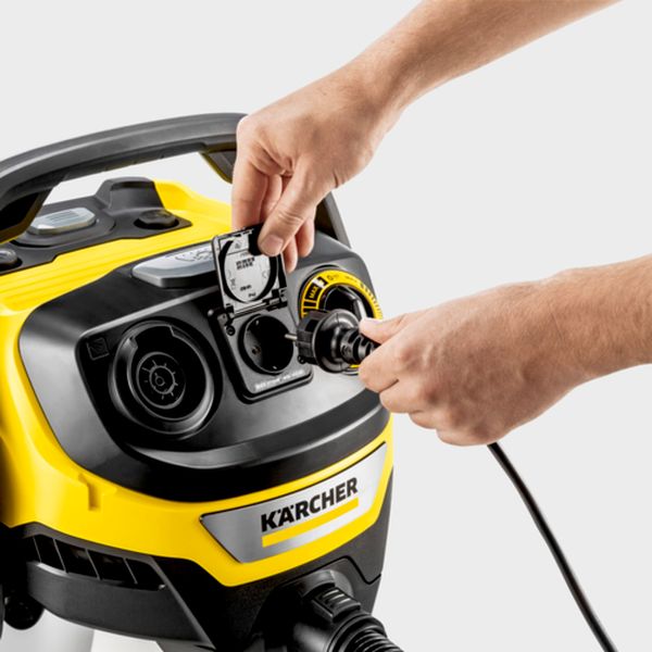 Karcher WD 6 P S V-30/6/22/T з розеткою для інструментів (1.628-360.0), 1300 Вт, 30 л, сухе/вологе фото