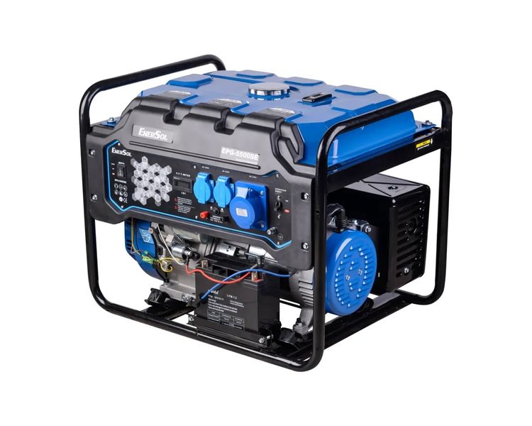 Генератор бензиновый 5.5. кВт EnerSOL EPG-5500SE, электростартер, AVR, 78.4 кг фото