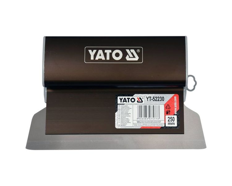 Шпатель финишный профессиональный 250 мм сменное лезвие YATO YT-52230 фото