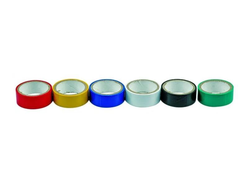 Набор лент изоляционных разноцветных VOREL 75060, 19 х 0.13 мм, 3 м, 6 шт фото