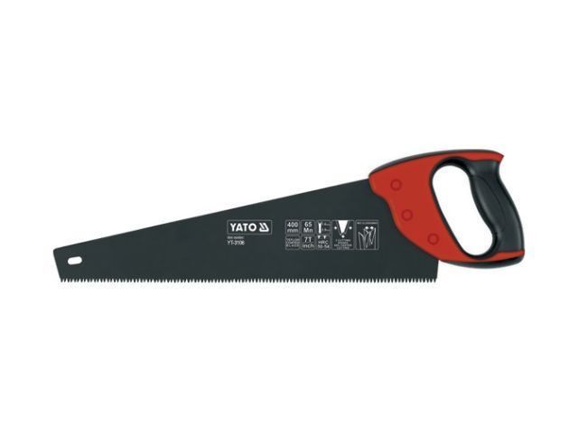 Ножовка по дереву с тефлоновым покрытием YATO YT-3106, 400 мм, 7 TPI фото
