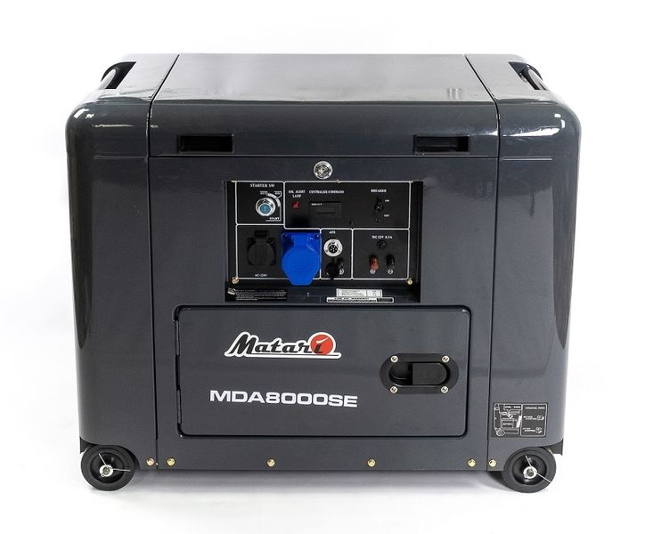 Генератор дизельний MATARI MDA8000SE, 6 кВт, 230 В, бак 15 л фото