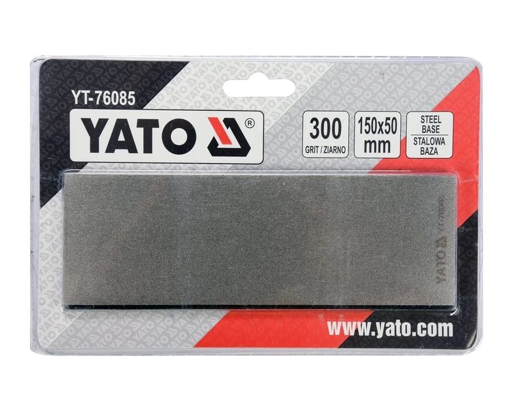 Брусок точильний алмазний YATO YT-76085, зерно G300, 150х50х4 мм фото