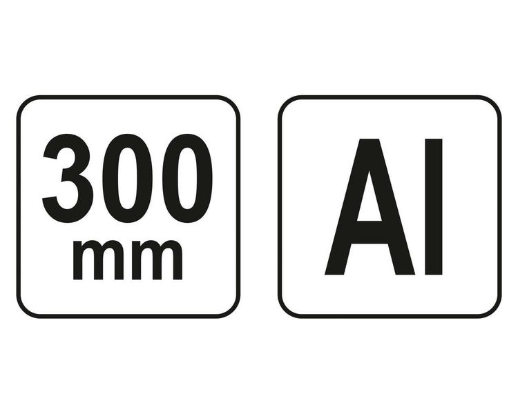 Косинець столяра алюмінієвий YATO YT-70787, 300 мм фото