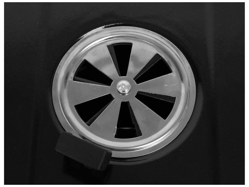 Мангал-барбекю круглий з кришкою LUND 99584, 88x56.5 см, термометр, сталь 0.5 мм фото