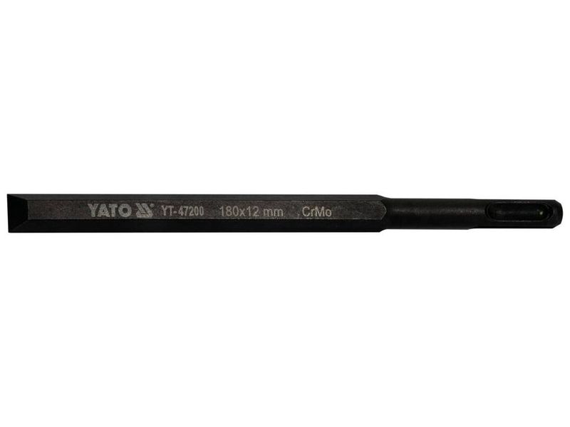 Стамеска по дереву для перфоратора YATO YT-47200, SDS+, 12 х 180 мм фото