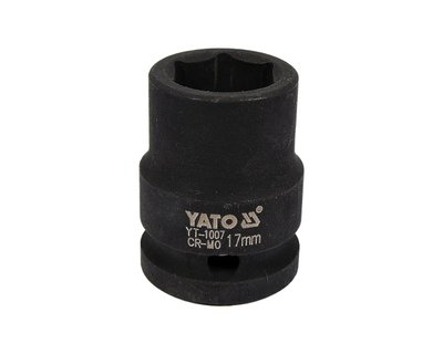 Головка ударная М17 шестигранная YATO YT-1007, 1/2", 39 мм фото