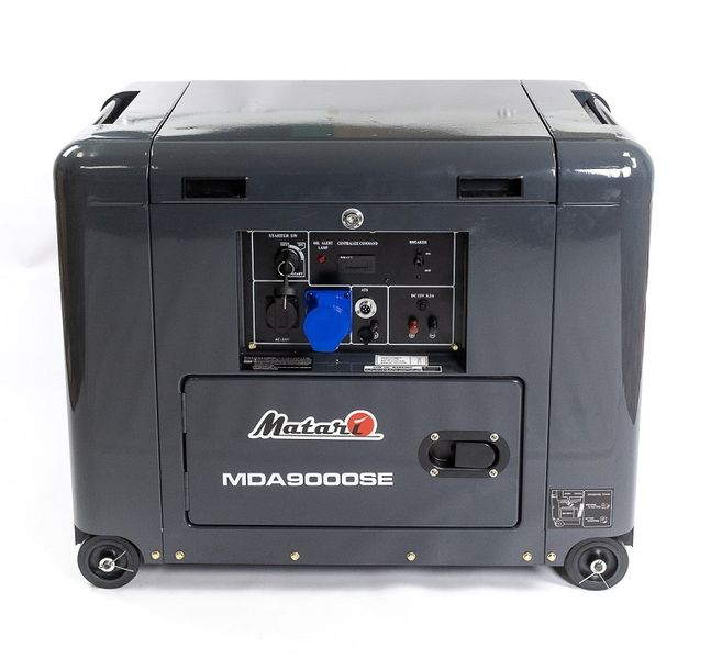 Генератор дизельний MATARI MDA9000SE, 7 кВт, 230 В, бак 15 л фото