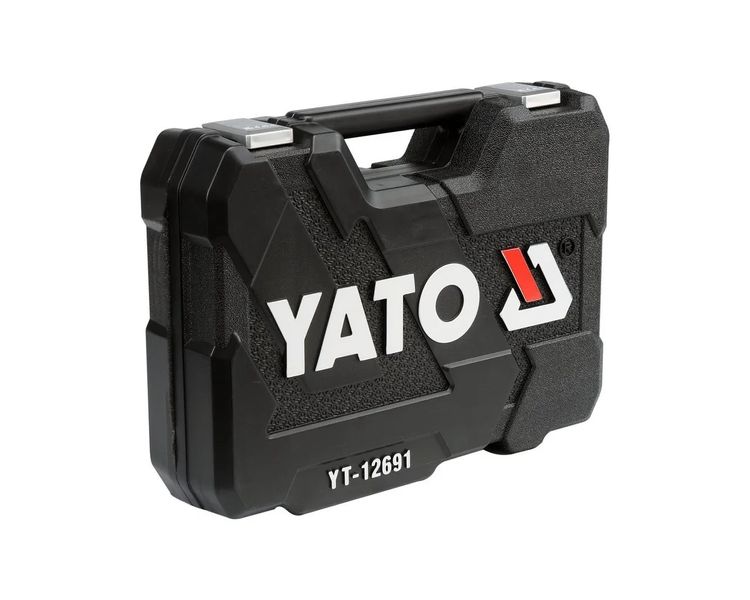 Набор инструментов YATO YT-12691, 1/4", 1/2", М4-32 мм, 82 ед. фото