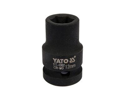 Головка ударная М12 шестигранная YATO YT-1002, 1/2", 39 мм фото