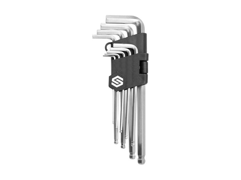 Набор ключей шестигранных Г-образных с шаром VOREL 56477, 2-10 мм 9 шт. фото