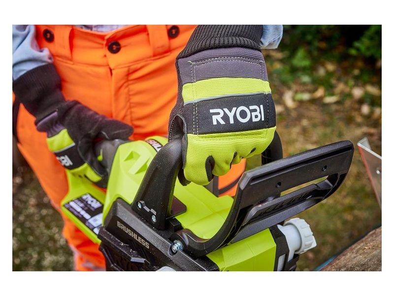 Перчатки для работы с бензопилой RYOBI RAC258MM (5132005710), размер M, влагозащита фото