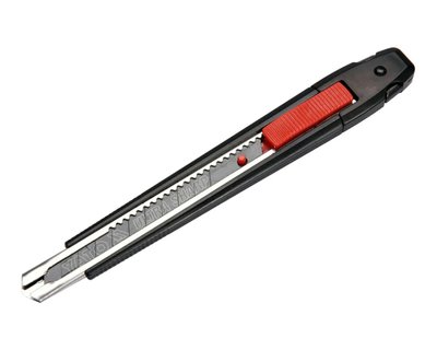 Нож с выдвижным сегментным лезвием 9 мм YATO YT-75003, лезвие SK2H фото