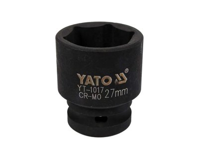 Головка ударна М27 шестигранна YATO YT-1017, 1/2", 43 мм фото