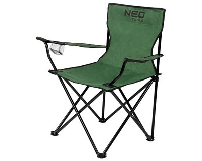 Туристичний розкладний стілець NEO TOOLS 63-157, до 120 кг, 1.8 кг, чохол фото