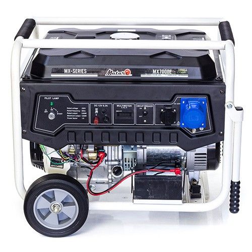 Генератор бензиновый MATARI MX7000EA, 5.5 кВт, 230 В, бак 25 л фото