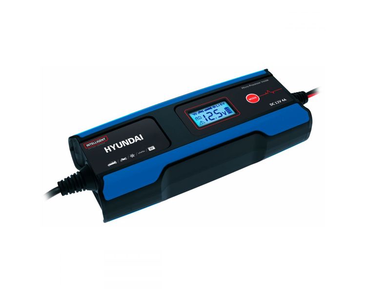 Зарядное устройство для автомобильного аккумулятора HYUNDAI HY 410, 2-4A, 6-12В фото