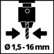 Свердлильний верстат EINHELL TC-BD 630, 630Вт, 1.5-16мм, до 60 мм фото 8