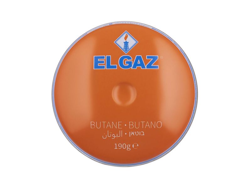 Балон газовий пробивний 190 г (картридж) EL GAZ ELG-100, бутан, одноразовий фото