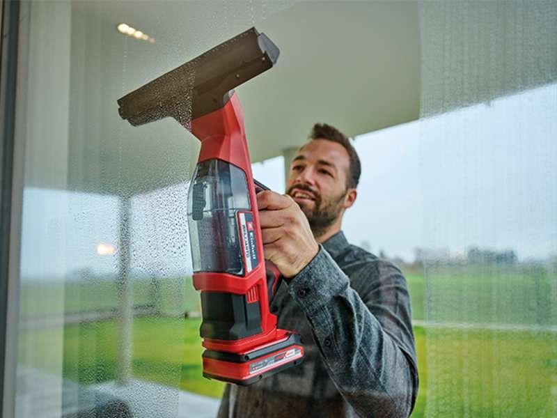 Пилосос для миття вікон акумуляторний Einhell BRILLIANTO (3437100), 18В, 280 мм, 0.1 л (корпус) фото