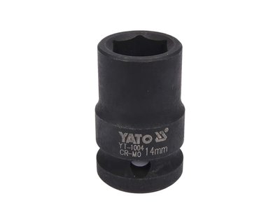 Головка ударная М14 шестигранная YATO YT-1004, 1/2", 39 мм фото