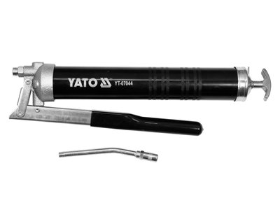 Шприц мастильний YATO з жорстким аплікатором, 600 см3, 31-70 МПа фото