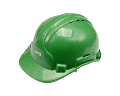 Каска для захисту голови VOREL 74195, зелена, EN397 фото