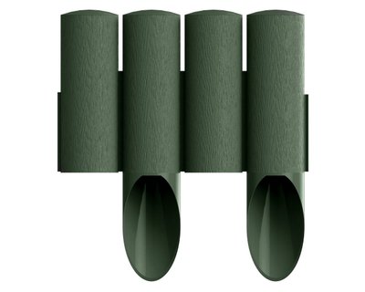 Огорожа для клумби декоративна зелена Cellfast STANDART 34-042, 155х240 мм, 10 шт фото