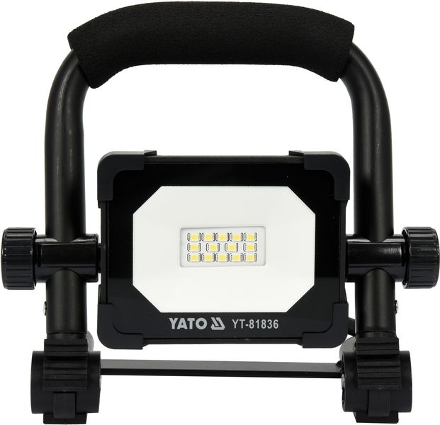 Прожектор світлодіодний переносний YATO 10Вт, 900лм, 6500К, 14 шт фото