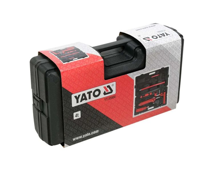 Стійка розпірна гідравлічна 4 т YATO YT-55500, хід 125 мм фото