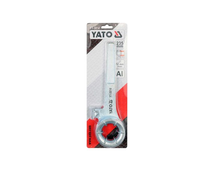 Инструмент для сгибания тормозных трубок YATO YT-0814, 225-45 мм, до 12 мм фото