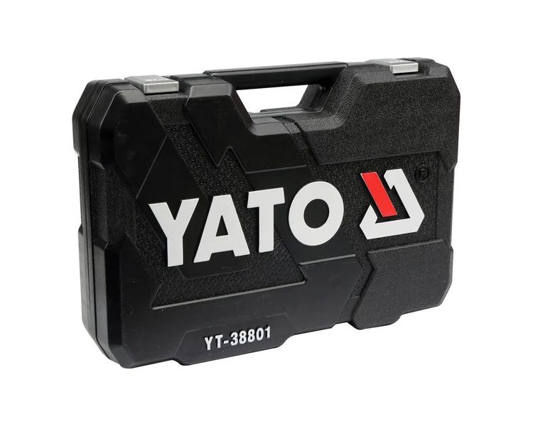 Набір інструментів YATO YT-38801, 1/2"-1/4"-3/8", 120 од. фото