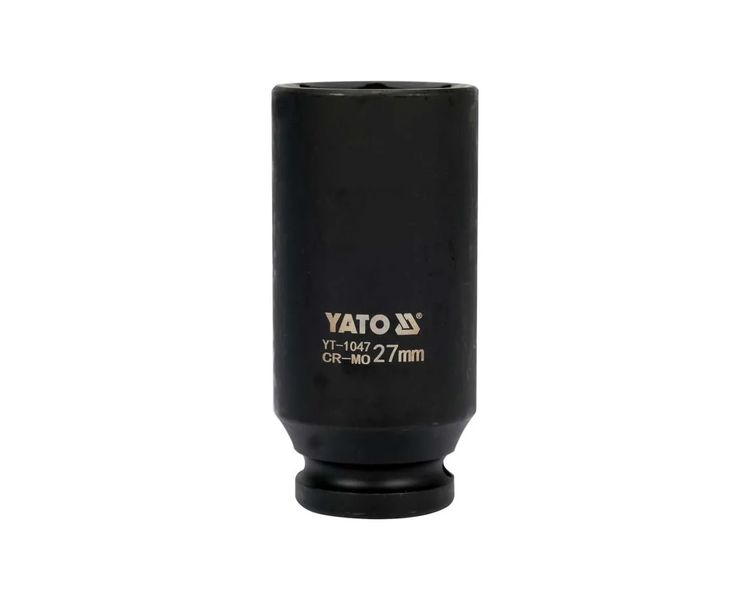 Головка ударна подовжена М27 YATO YT-1047, 1/2", 78 мм, CrMo фото