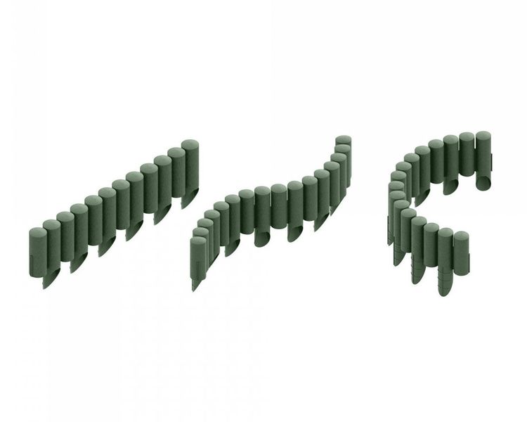 Огорожа для клумби декоративна зелена Cellfast STANDART 34-042, 155х240 мм, 10 шт фото