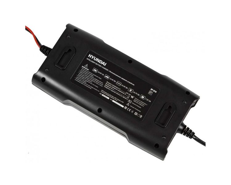 Зарядний пристрій для автомобільного акумулятора HYUNDAI HY 810, 2-8A, 6-12В фото